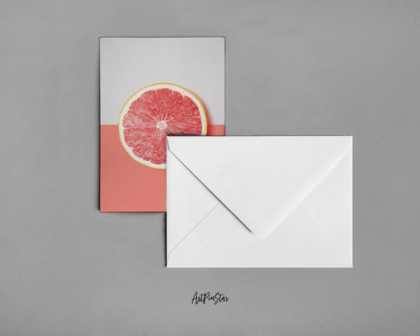 Peach Slice in Half Food Customized Gift Cards