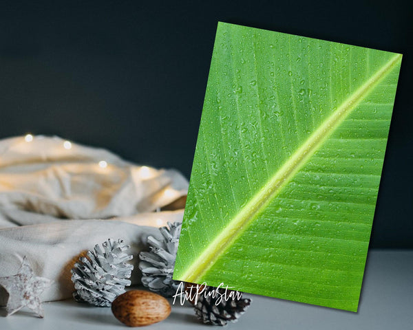 Banana leaf Botanical Garden Customized Greeting Card