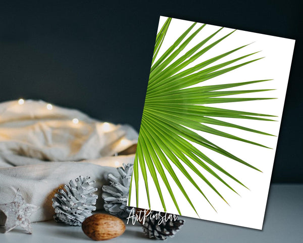 Palm Leaf Botanical Garden Customized Greeting Card