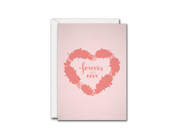 Forever and ever Friendship Customized Greeting Card