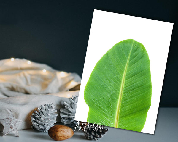 Banana leaf Botanical Garden Customized Greeting Card
