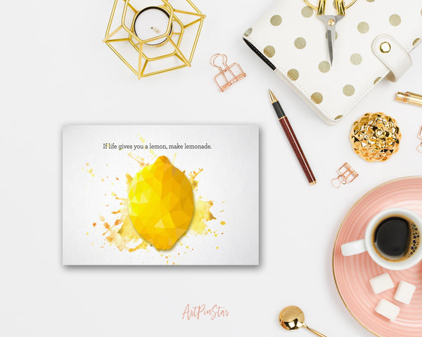 If life gives you a lemon, make lemonade Food Customized Gift Cards