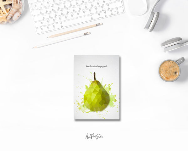 Pear fruite is always good Food Customized Gift Cards