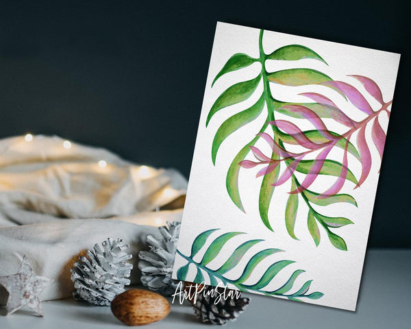 Jungle Element Botanical Garden Customized Greeting Card