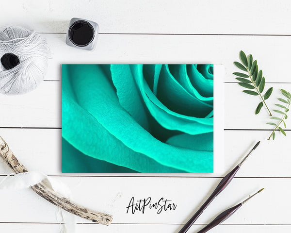 Rose Flower Photo Art Customized Gift Cards