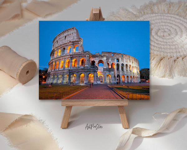 Colosseum, Rome, Italy Landscape Custom Greeting Cards