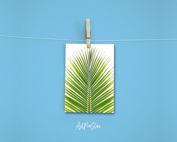 The Coconut Palm Leaves Botanical Garden Customized Greeting Card