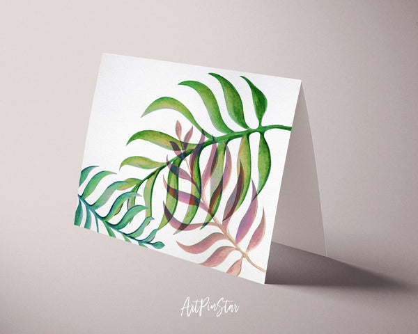 Jungle Element Botanical Garden Customized Greeting Card