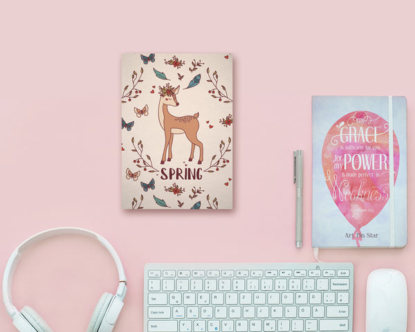 Spring Deer Animal Greeting Cards