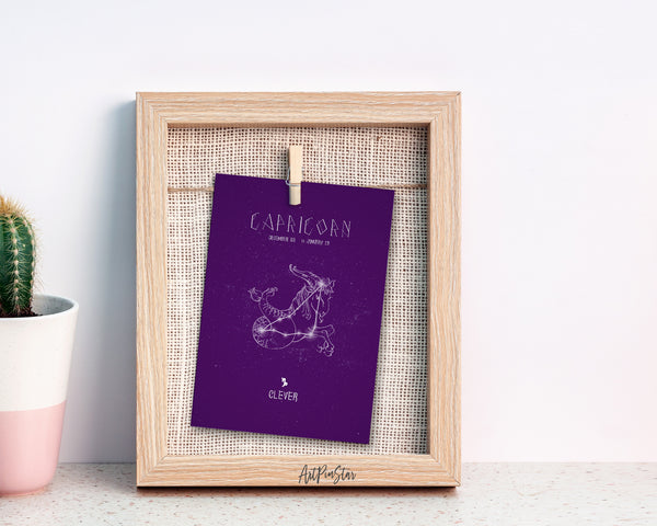 Astrology Capricorn Prediction Yearly Horoscope Art Customized Gift Cards