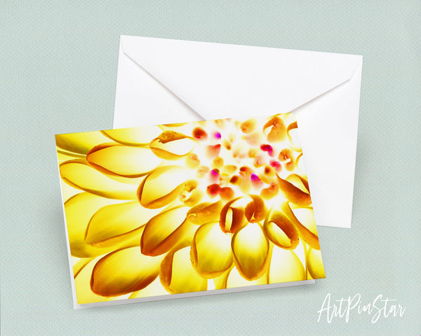 Chrysanthemum Flower Photo Art Customized Gift Cards