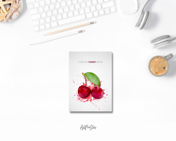 I like you cherry much Food Customized Gift Cards