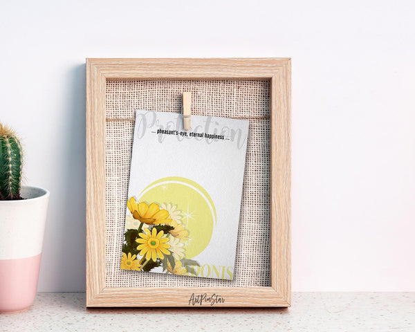 Adonis Flower Meanings Symbolism Customized Gift Cards