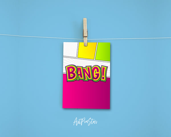 Bang! Energy Quote Customized Greeting Cards
