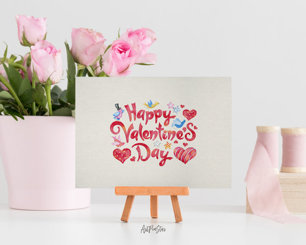 Happy Valentine's Day Customized Greeting Card