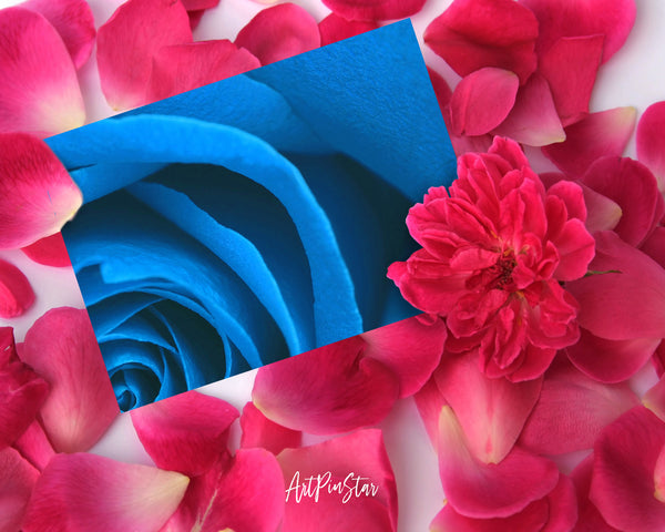 Rose Flower Photo Art Customized Gift Cards