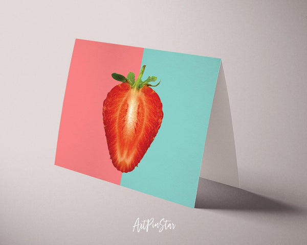 Pear Slice in Half Food Customized Gift Cards