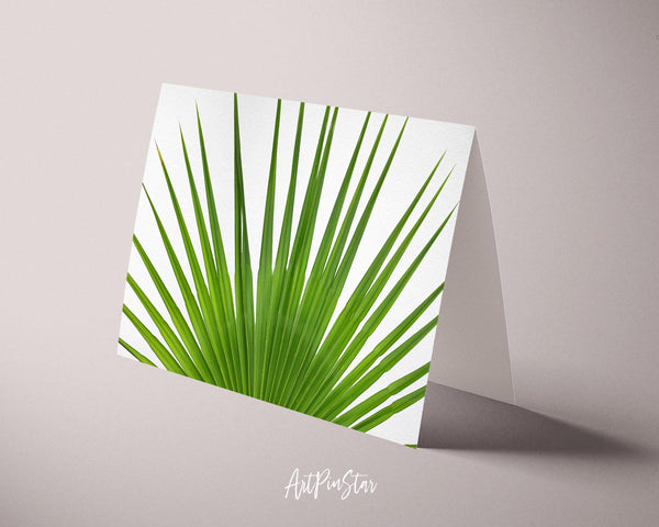 Palm Leaf Botanical Garden Customized Greeting Card