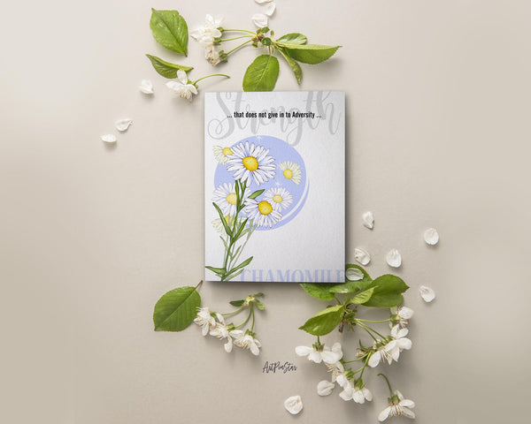 Chamomile Flower Meanings Symbolism Customized Gift Cards