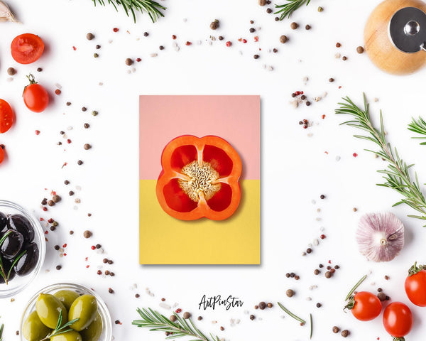Apple Slice in Half Food Customized Gift Cards