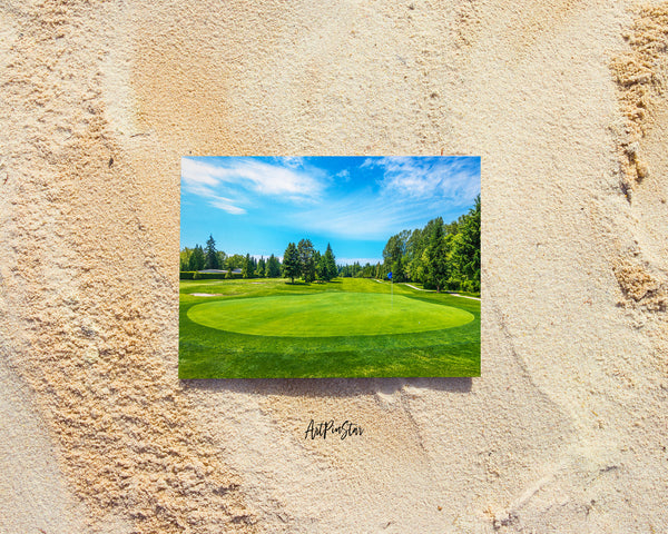 Vancouver Parks Golf Course, Canada Landscape Custom Greeting Cards
