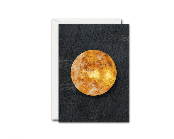 Venus Planet Solar System Customizable Greeting Card