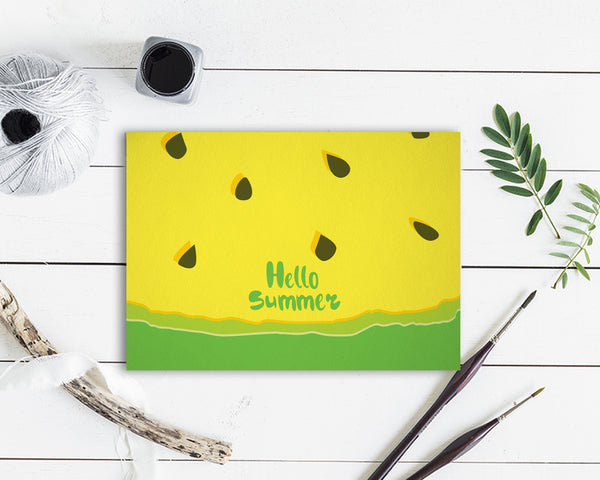 Hello Summer Food Customized Gift Cards