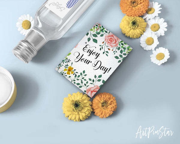 Enjoy your day Life Quote Customized Greeting Cards
