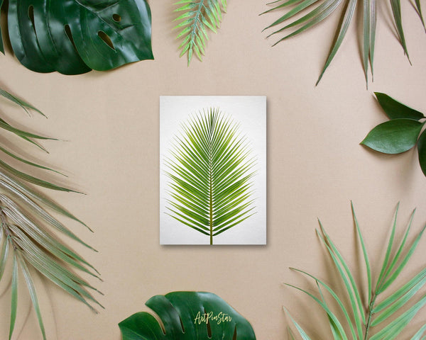 The coconut palm leaves Botanical Garden Customized Greeting Card