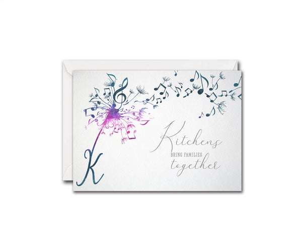 Inspiring Music Quote Letter K Symbol Kitchens bring families together