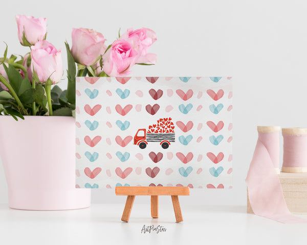 Valentine's Day Heart Customized Greeting Card