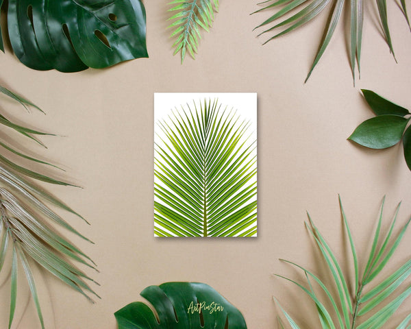 The Coconut Palm Leaves Botanical Garden Customized Greeting Card