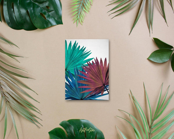 Green Palm Leaf Botanical Garden Customized Greeting Card