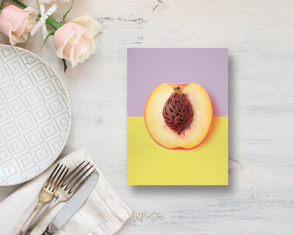 Lemon Slice in Half Food Customized Gift Cards