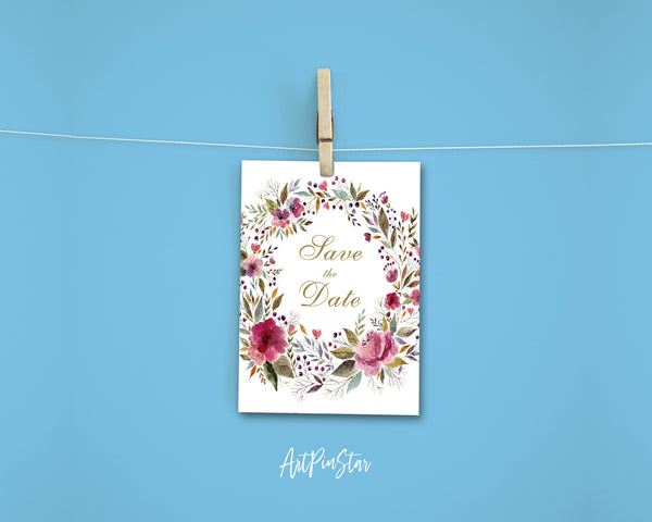 Love The Date Happiness Quote Customized Greeting Cards