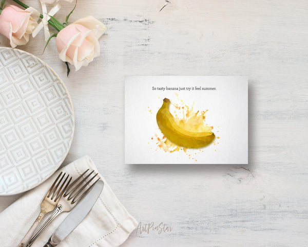 So tasty banana just try it feel summer Food Customized Gift Cards