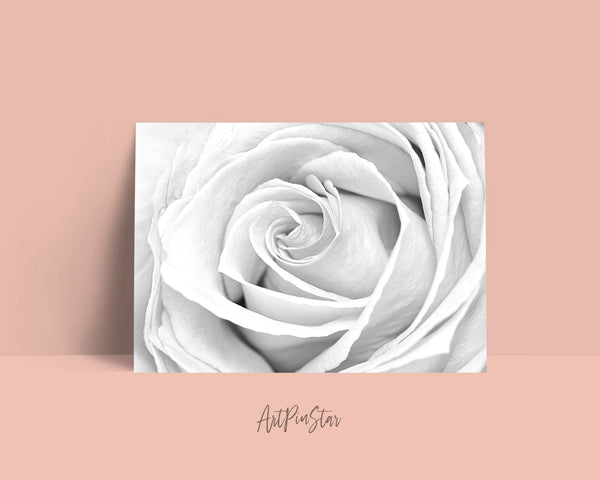 Rose Flower Photo Art Customized Gift Cards