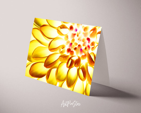 Chrysanthemum Flower Photo Art Customized Gift Cards