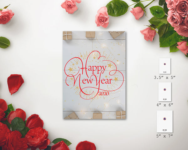 New Year 2020 Happy Customized Greeting Card