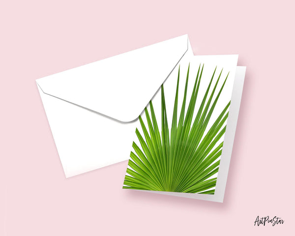 Palm Leaf Botanical Garden Customized Greeting Card