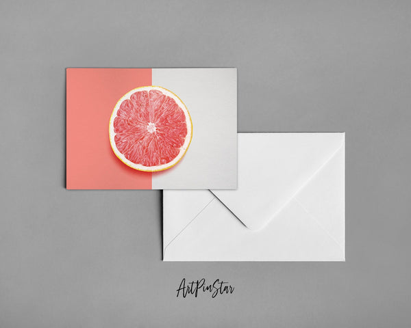 Peach Slice in Half Food Customized Gift Cards