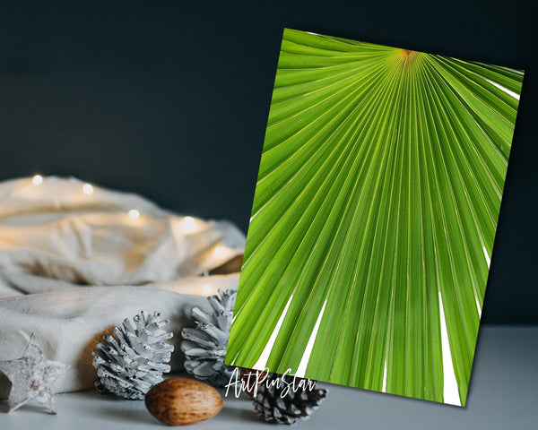 Palm Leaf Botanical Garden Customized Greeting Card
