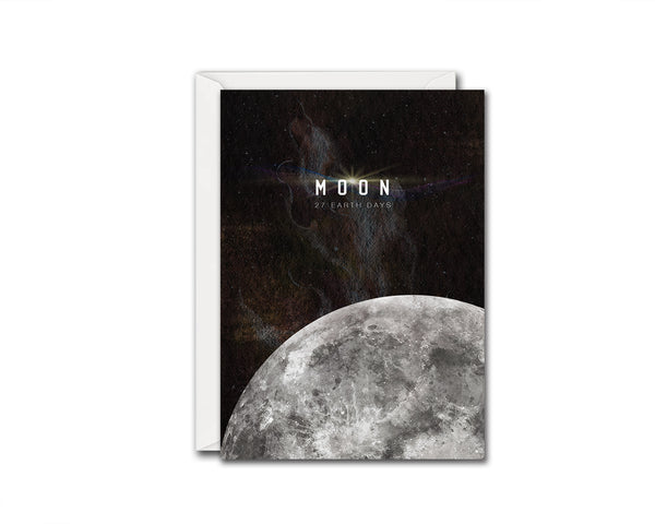 Moon Moon Lunar Phases Customizable Greeting Card