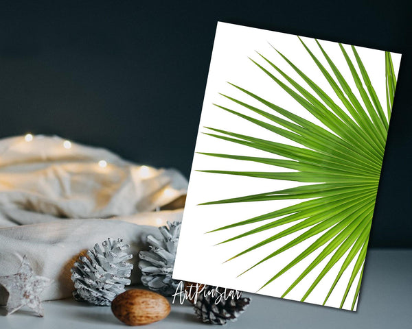 Palm Leaf Botanical Garden Customized Greeting Card