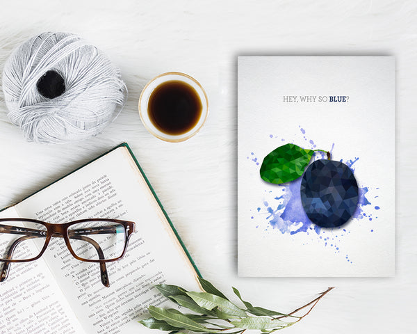 Hey, why so blue Food Customized Gift Cards