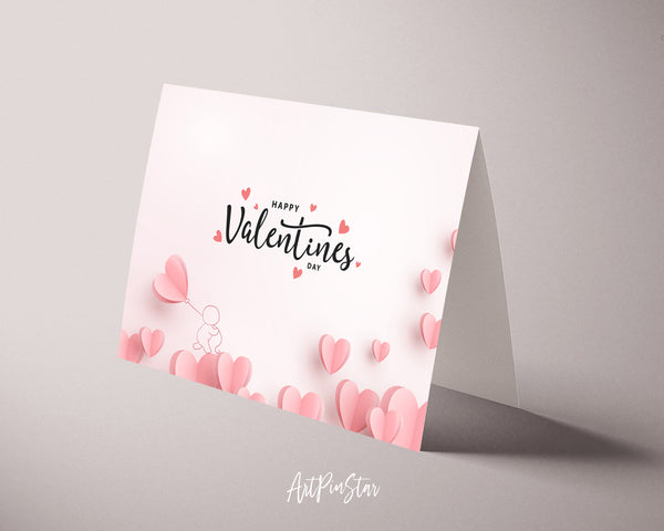 Valentine's Day Hearts Customized Greeting Card