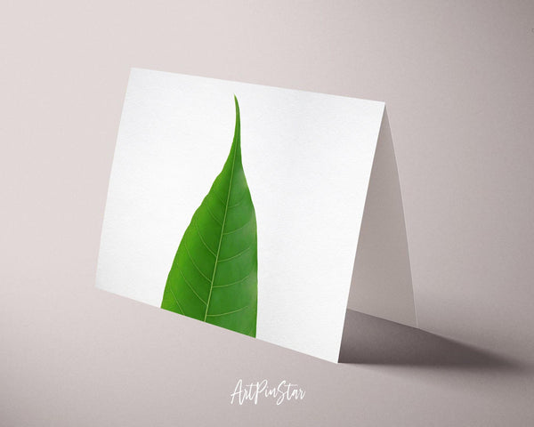Green Leaf Botanical Garden Customized Greeting Card