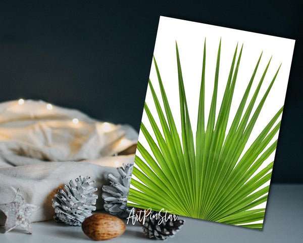 Palm Leaf Botanical Garden Customized Greeting Card