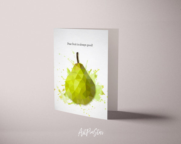 Pear fruite is always good Food Customized Gift Cards