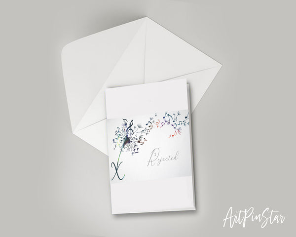 Inspiring Music Quote Letter X Symbol X Rejected
